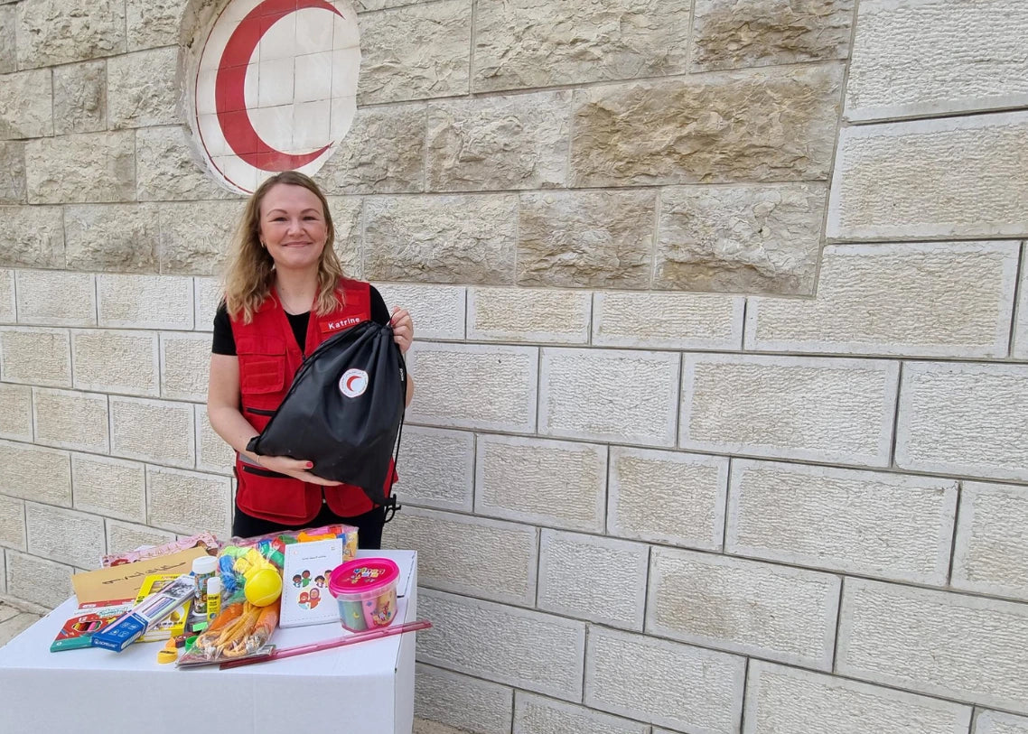 Katrine koordinerer indsatser i Gaza og Vestbredden.