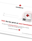 Gavebevis med et stort familietelt