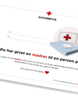 Gavebevis - en madras til en person på flugt