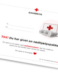 Røde Kors - Nødhjælpstæpper som gavebevis