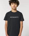 Børne-T-shirt – Humanity - Sort