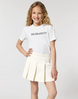 Børne-T-shirt – Humanity - Hvid
