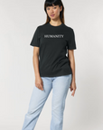 T-shirt Humanity - sort