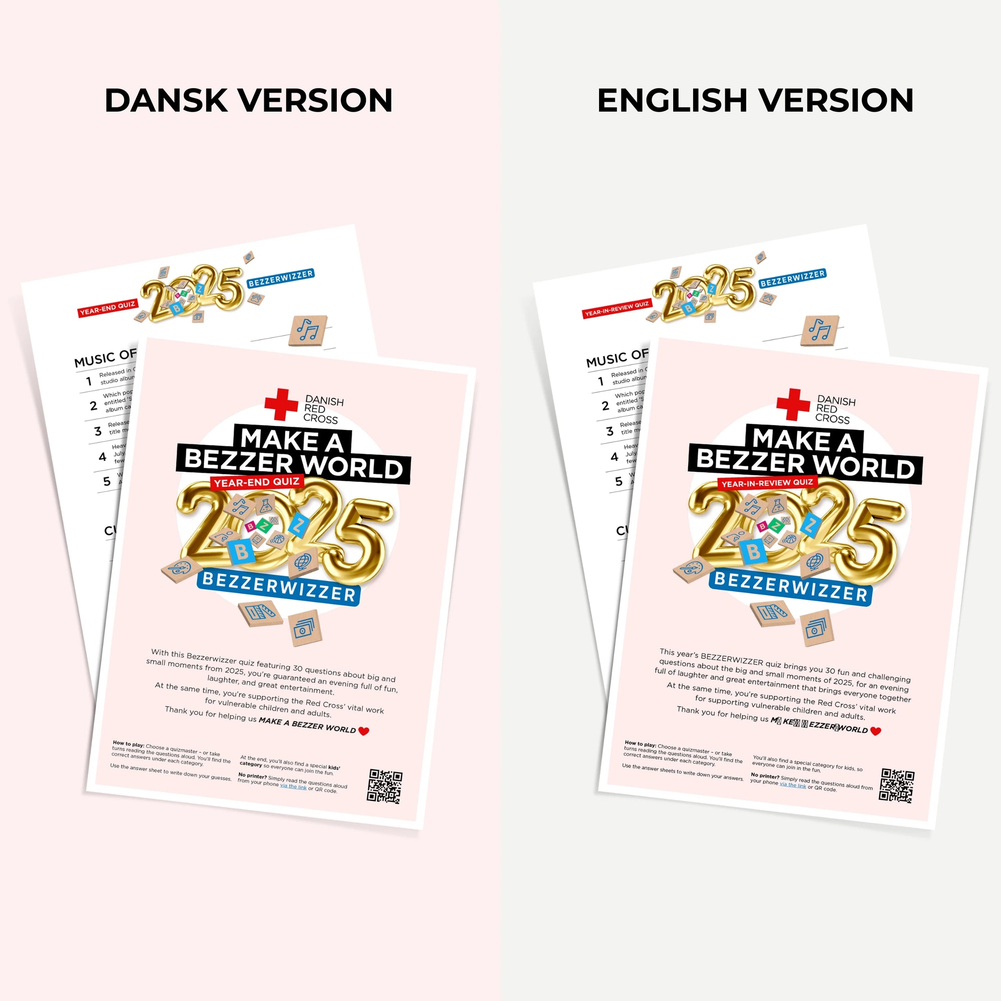 NYTÅRSQUIZ 2025 - MAKE A BEZZER WORLD