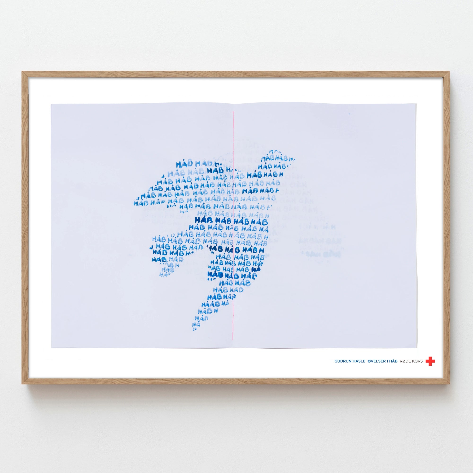 Gudrun Hasle – “Øvelser i HÅB” Plakat (Signerede eksemplarer)